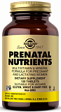 Solgar Prenatal Nutrients 120 таблеток