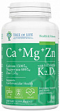 Tree of Life Ca+Mg+Zn+Vitamin K2,D3 90 таблеток
