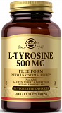 Solgar L-Tyrosine 500 mg Vegetable Capsules 50 капсул
