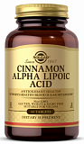 Solgar Cinnamon Alpha Lipoic Acid 60 таблеток