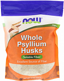 NOW Whole Psyllium Husks Цельная Оболочка Семян Подорожника 454 грамма