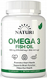 NATURI OMEGA 3 Fish Oil 90 капсул