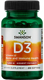 Swanson Vitamin D3 5000 IU (125 mcg) 250 капсул