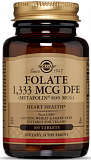 Solgar FOLATE 1,333 MCG DFE (METAFOLIN® 800 MCG) TABLETS 100 таблеток