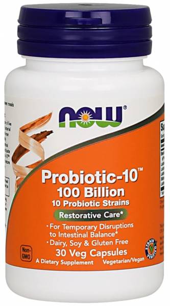 Now Probiotic-10 100 Billion  30 капсул