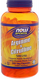NOW Arginine & Citrulline 240 капсул
