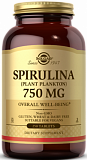 Solgar Spirulina 750 mg Tablets 250 таблеток