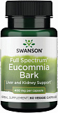 Swanson Full Spectrum Eucommia Bark 400 mg 60 капсул