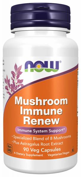 NOW Mushroom Immune Renew 90 капсул