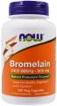 NOW Bromelain 2400 GDU/g-500 мг 120 вег.капсул