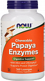 NOW Papaya Enzymes 360 жевательных таблеток