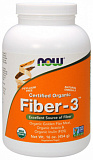 Now Organic Fiber-3 454 грамма