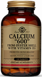 Solgar Calcium “600” Tablets (from Oyster Shell with Vitamin D3) 120 таблеток