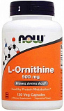 NOW L-Ornithine 500 мг 120 капс