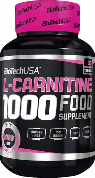 BioTech L-Carnitine 1000 30 таблеток