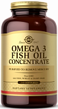 Solgar Omega-3 Fish Oil Concentrate Softgels 120 капсул