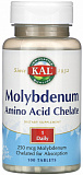 Kal Molybdenum Amino Acid Chelate 250 мкг (Молибден) 100 таблеток