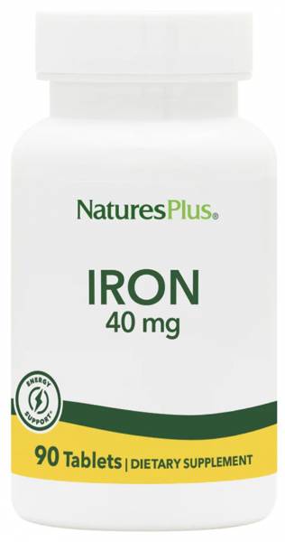 Natures Plus Iron 40 мг (Железо) 90 таблеток