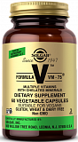 Solgar Formula V VM-75 (мультивитамины и хелатные минералы) 60 капсул