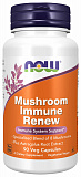 NOW Mushroom Immune Renew 90 капсул