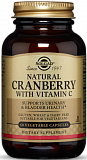Solgar Natural Cranberry with Vitamin C Vegetable Capsules 60 капсул