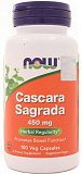 NOW Cascara Sagrada 450 mg 100 капсул