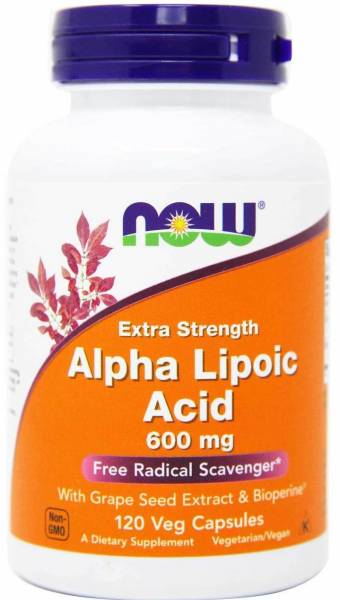 NOW Alpha Lipoic Acid 600 mg 120 капсул
