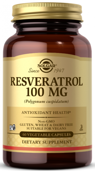 Solgar Resveratrol 100 mg Veg Capsules 60 капс.