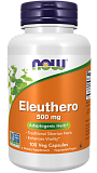 NOW Eleuthero (Элеутерококк) 500 мг 100 капсул