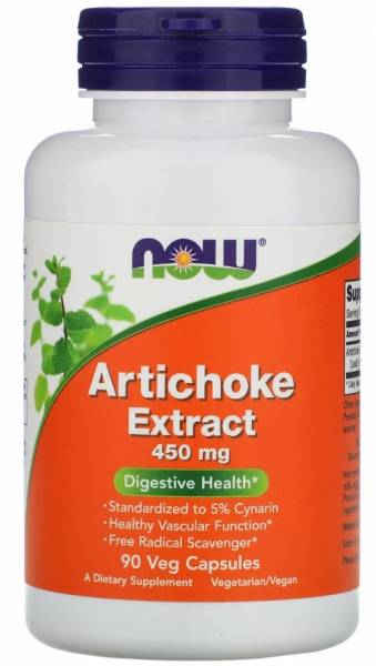 NOW Artichoke Extract 450 мг 90 капсул