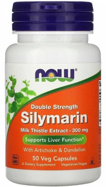 NOW Silymarin Milk Thistle 300 мг 50 капсул