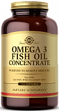 Solgar Omega-3 Fish Oil Concentrate Softgels 120 капсул