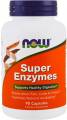 NOW Super Enzymes capsules 90 капсул