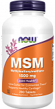 NOW MSM 1500 mg 200 таблеток