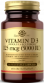 Solgar Vitamin D3 5000 IU Vegetable Capsules 60 капсул