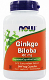 NOW Ginkgo Biloba 60 мг 240 капсул