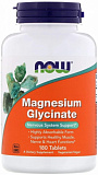 NOW Magnesium Glycinate (Магний Глицинат) 180 таблеток