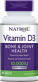 Natrol Vitamin D3 10000 IU 60 таблеток