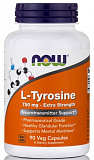 NOW L-Tyrosine 750 мг 90 капсул