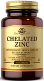 Solgar Chelated Zinc Tablets 100 таблеток