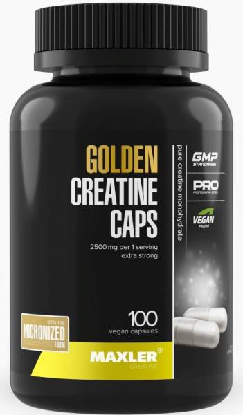 Maxler 100% Golden Creatine Caps 100 капсул