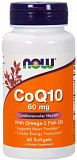 NOW CoQ10 60 мг With Omega-3 60 капсул