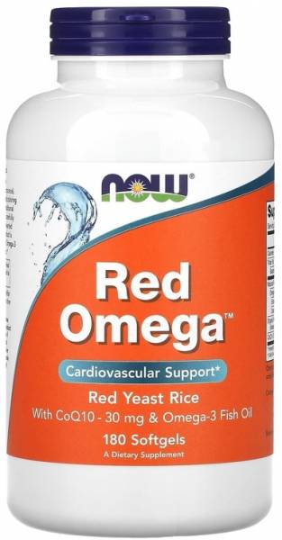 NOW Red Omega 180 капсул
