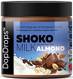 DopDrops Паста ореховая натуральная Shoko Milk Almond Crunchy 500 грамм