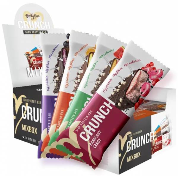 BootyBar CRUNCH батончик 16 шт по 60 грамм
