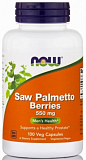 NOW Saw Palmetto 550 мг 250 капсул