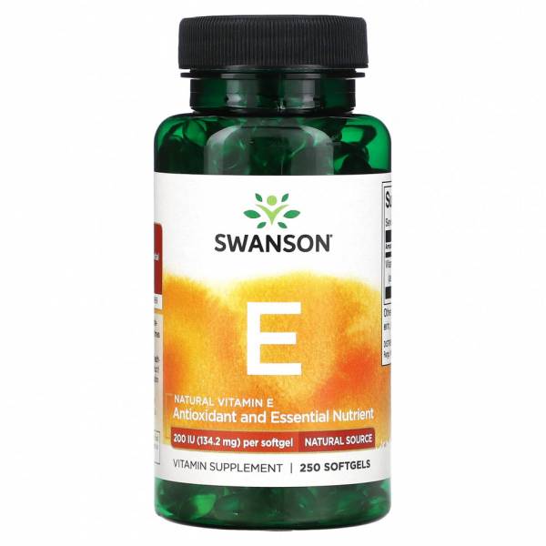 Swanson Vitamin E Natural 200 Iu (134,2 mg) 250 капсул