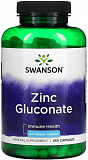 Swanson Zinc Gluconate 50 мг 250 капсул