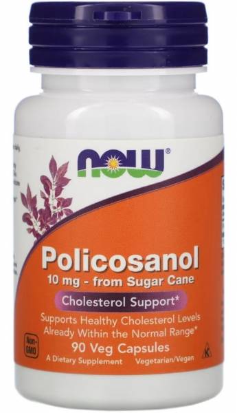 NOW Policosanol 10 мг Поликозанол 90 капсул