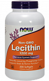 NOW Lecithin 1200 мг 200 капсул